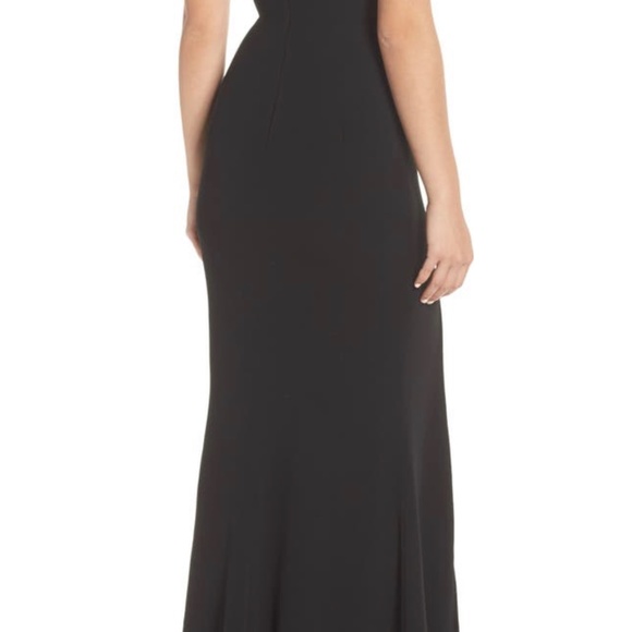 Dress The Population - Black Trumpet Gown Dress - Picture 3 of 6